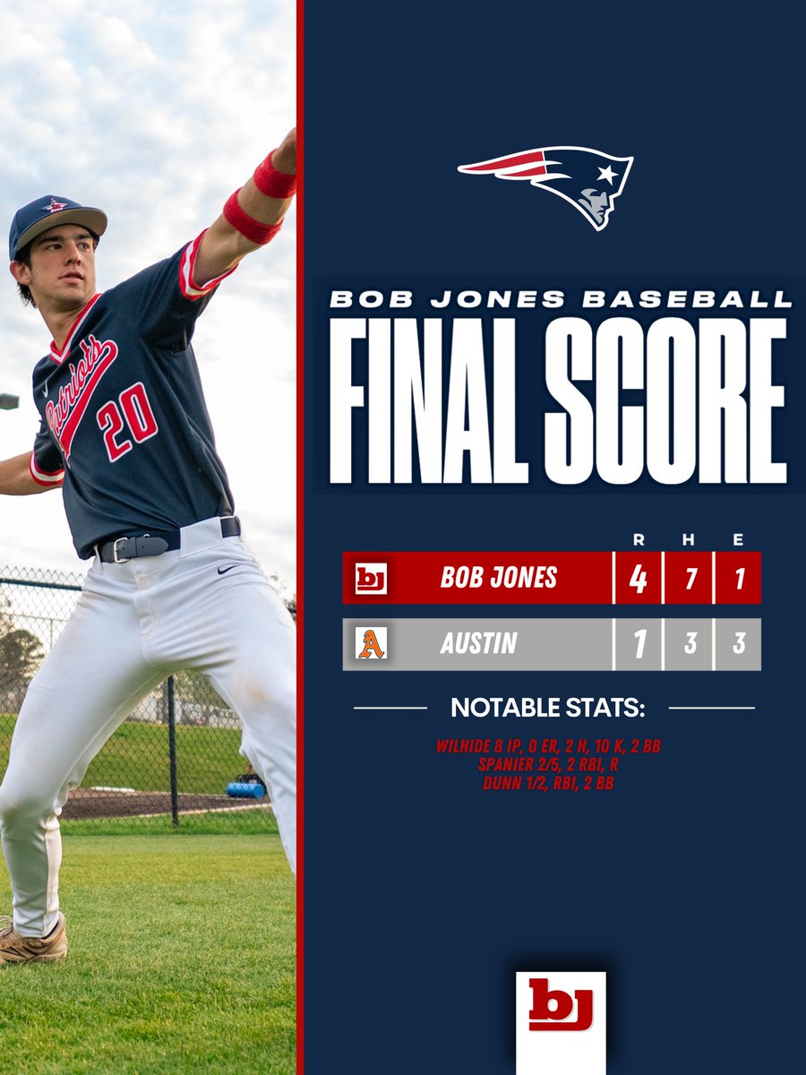 Bob Jones Baseball tweet media