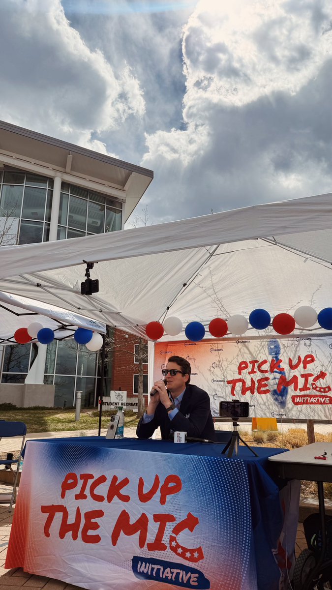 vlynstam's tweet photo. Colorado School of Mines was PACKED today for @alexstein99 🚨
HUNDREDS of @tpusastudents showed out and brought the energy ⚡️
Nonstop momentum ALL DAY❤️🔥
@tpusastudents
@TPUSA
#pickupthemic
#joinachapter
#pimponablimp https://t.co/859JcRMUgZ