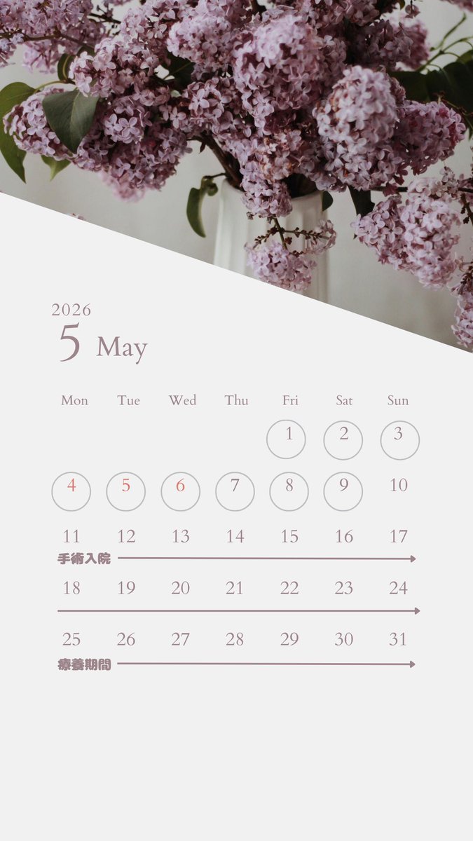 【ご報告】

5月のGW明けに
目の手術・入院をすることになりました。

モデルの復帰
└早くて6月中旬頃から予定

元気に戻ってくるので
温かく見守っていただけたら嬉しいです。

GWまではリクサツお引き受けさせていただきますのでご連絡お待ちしております📩✨

カレンダー：○の日(お時間により可)