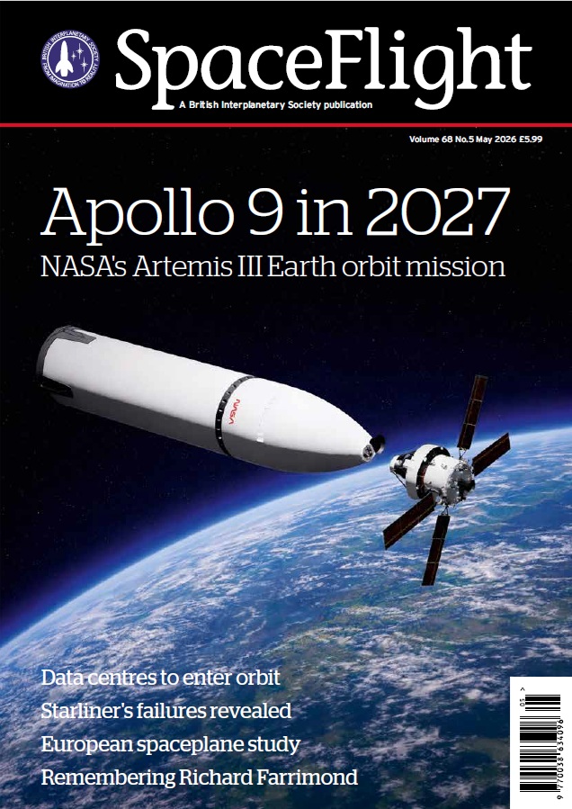 Rob_Coppinger's tweet image. 🚀@BIS_spaceflight #SpaceFlight #Magazine May 2026 edition out today. @BIS_spaceflight UK Space Investment campaign + Skynet 4's Richard Farrimond remembered + @NASAArtemis + space food + @Boeing Starliner report + orbital data centres @Starcloud_ + US military's UFOs and more!
