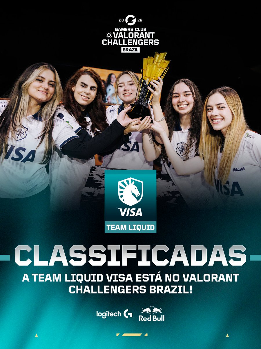 A TEAM LIQUID VISA ESTÁ CLASSIFICADA PARA O CHALLENGERS! 🐴🇧🇷

Elas superam o Paysandu na final da chave superior da Série de Acesso para a Etapa 2 do #ChallengersBR.

Breeze: 13x8 PSC
Pearl: 13x11 TLV
Split: 13x7 TLV

#ChallengersBR