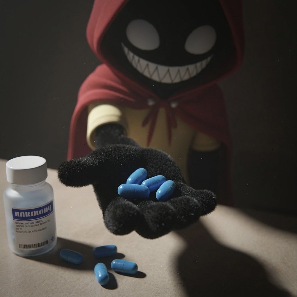 XEskywalker's tweet photo. Thank you @iris_aurelian 

These harmony 💊 are awesome!! If you want some, I’ll show you the way to mint some harmony 💊.
That way you can feel complete again 👁️

I know you want soome  hehe 😉 https://t.co/Lh3FeYFaw9