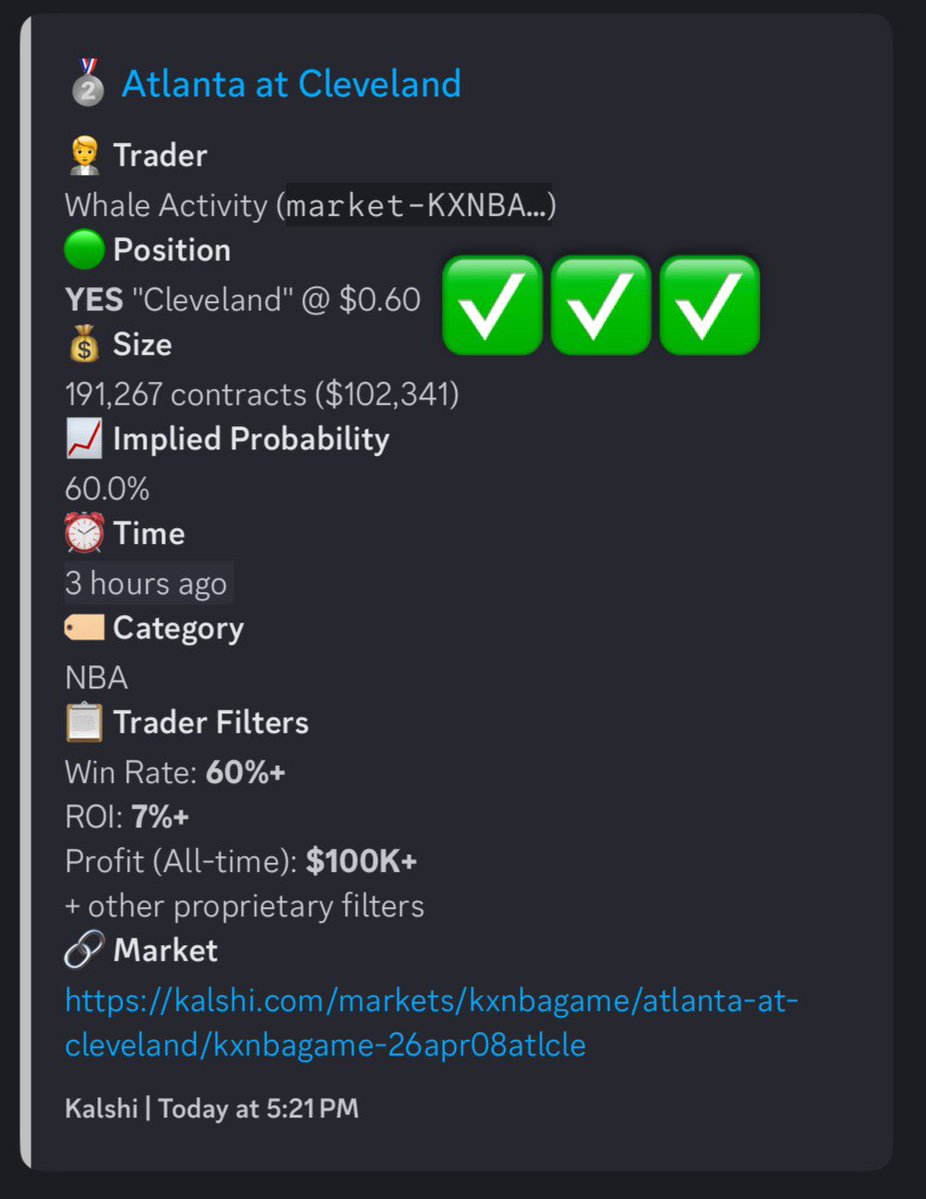 SMR | Top Kalshi Trader Tracker tweet media