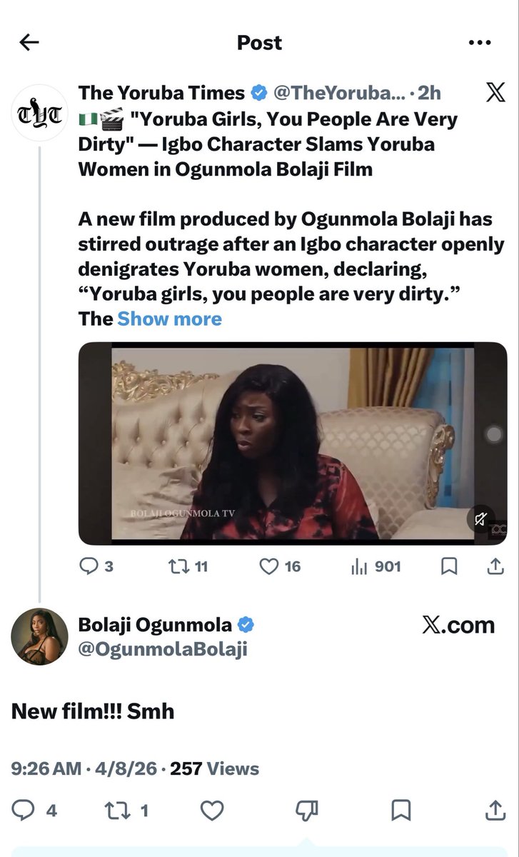 Obìnrin Àkànse tweet media