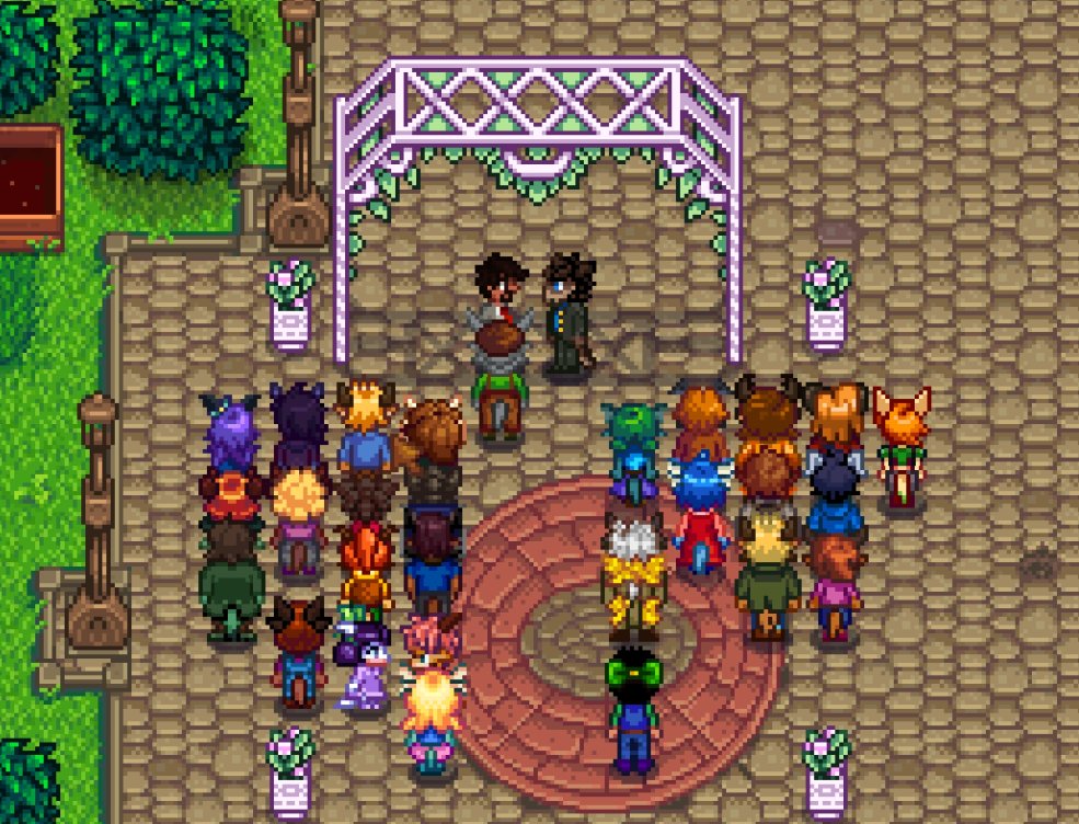 Stardew Valley
PERO
Con el mod StarDerg Valley del artista @/FanSL_Art
Si de por si Stardew Valley es un juego fantástico, imagina combinar eso pero con todos los personajes con rediseños dragón TOP TIER
La mejor experiencia "furry game" de todas