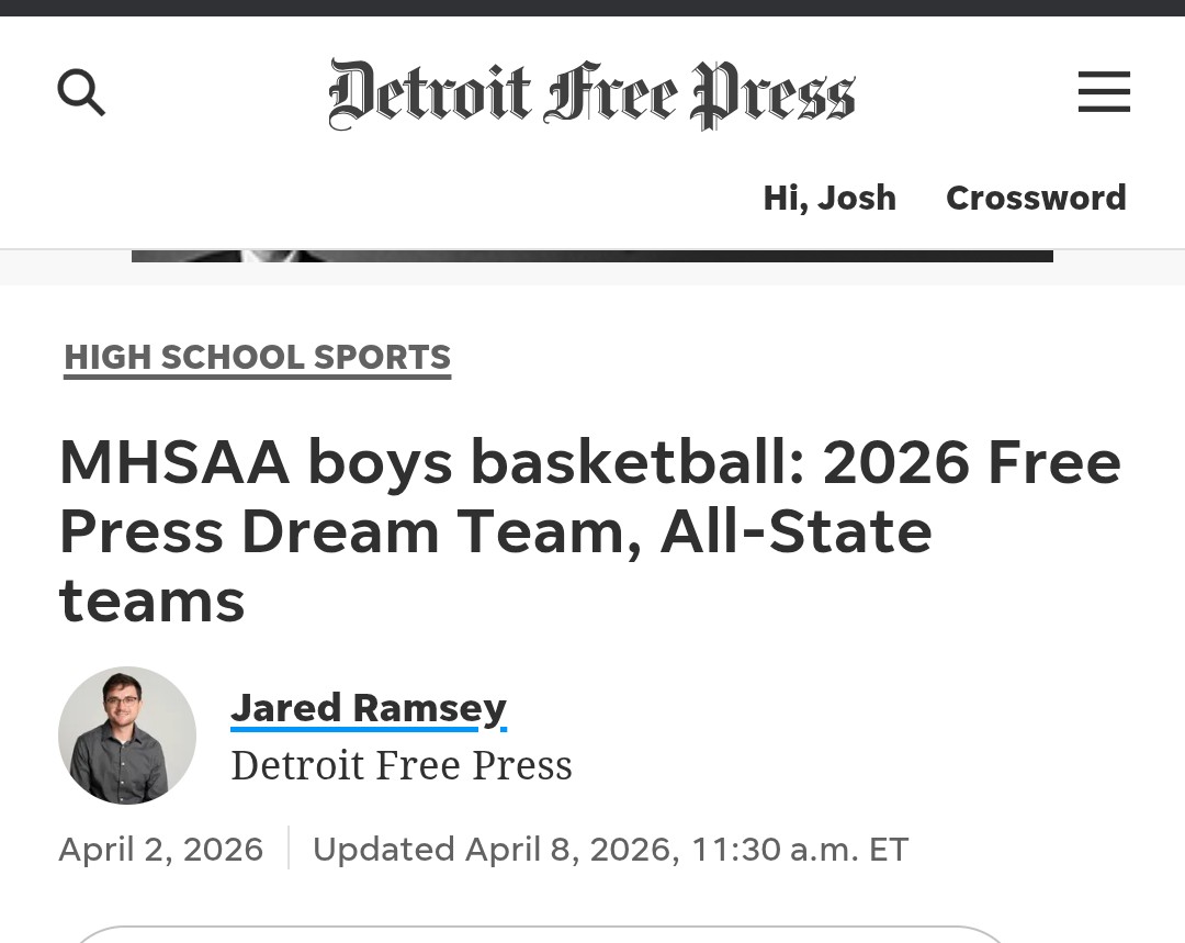 Coach_Burn's tweet photo. Congratulations to Gibson Rondy for earning Honorable Mention All State in the Detroit Free Press for Division 3.

Even more impressive was Gibson Rondy earning Academic All State in Division 3
🏀🏀🏀📖📖📖 https://t.co/4zSIRF3imP