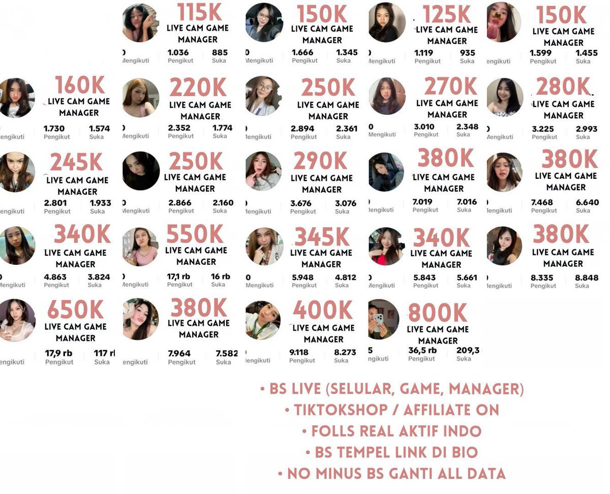 relie jual akun tiktok. tweet media