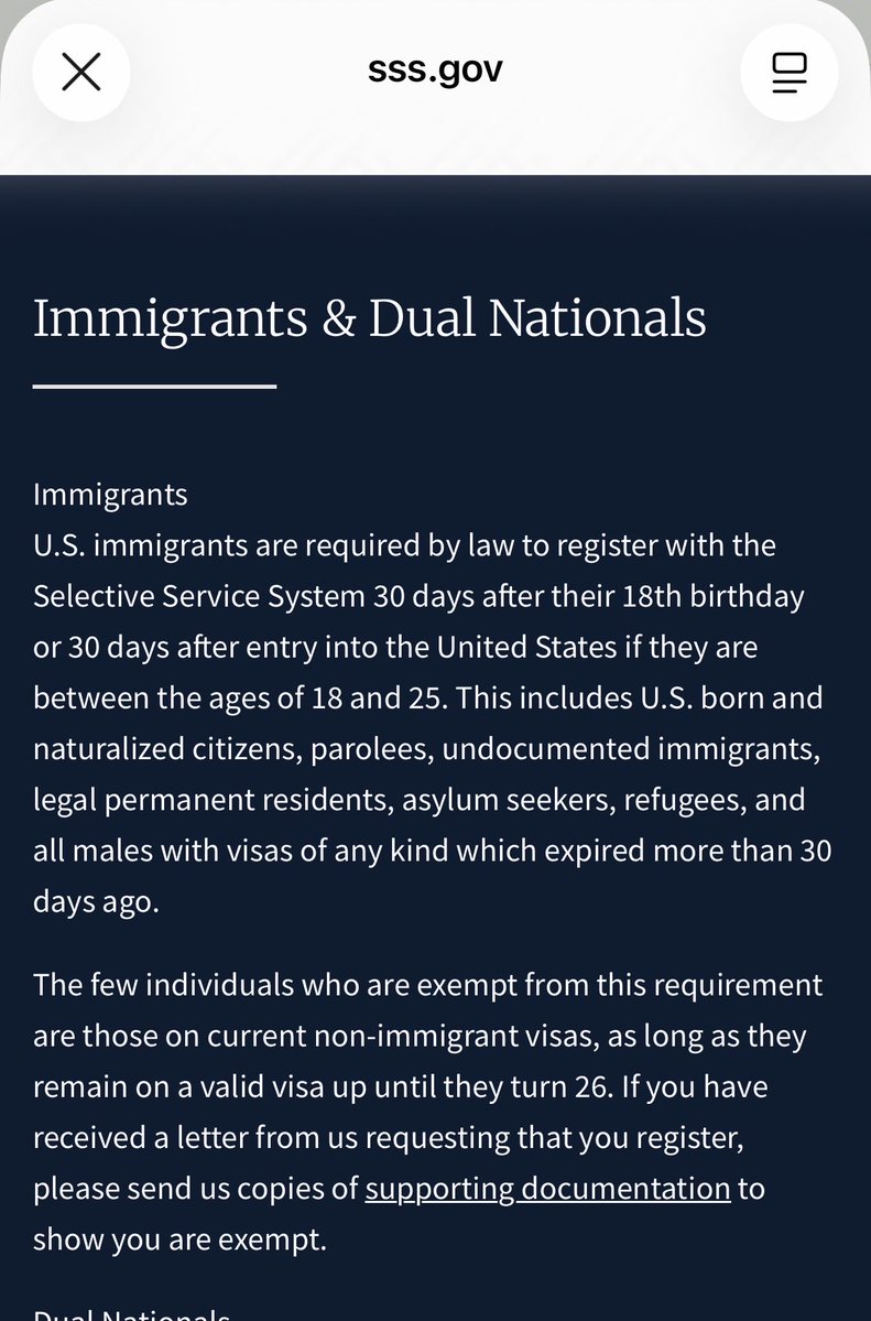 iamlaurie_'s tweet image. Apati Desanm 2026, tout gason kap viv Etazini, kou yo gen 18 lane de fason otomatik pral enskri nan Selective Service ki se yon sistèm Etazini ki kenbe lis gason ki gen 18–25 an pou si ta gen yon draft militè yon jou. Enskri pa vle di w ap antre nan lame. Se sèlman mete non w sou