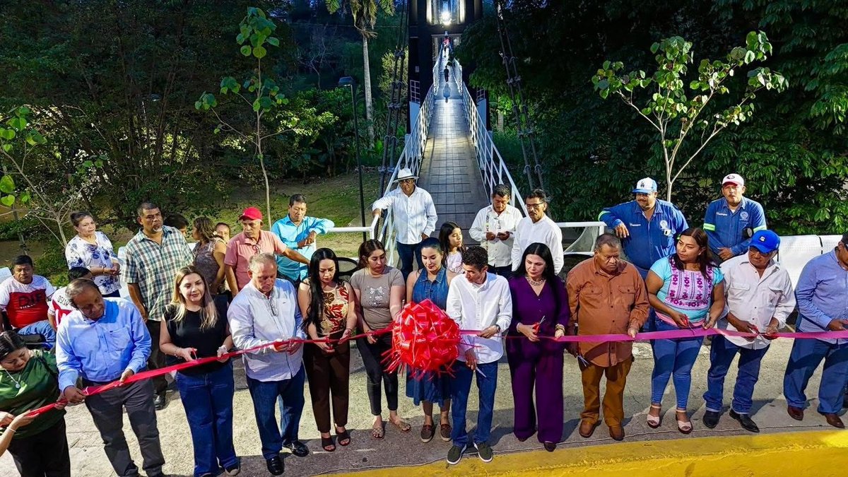 #Oaxaca | Rehabilita Fernando Huerta puente San Bartolo y fortalece conectividad en #Tuxtepec

👉 estado20.com/comunicados/re…

<a href="/gobtuxtepec/">Gobierno de Tuxtepec 2025-2027</a> <a href="/FerHuertaC/">GABRIELA DELGADO DE HUERTA</a>