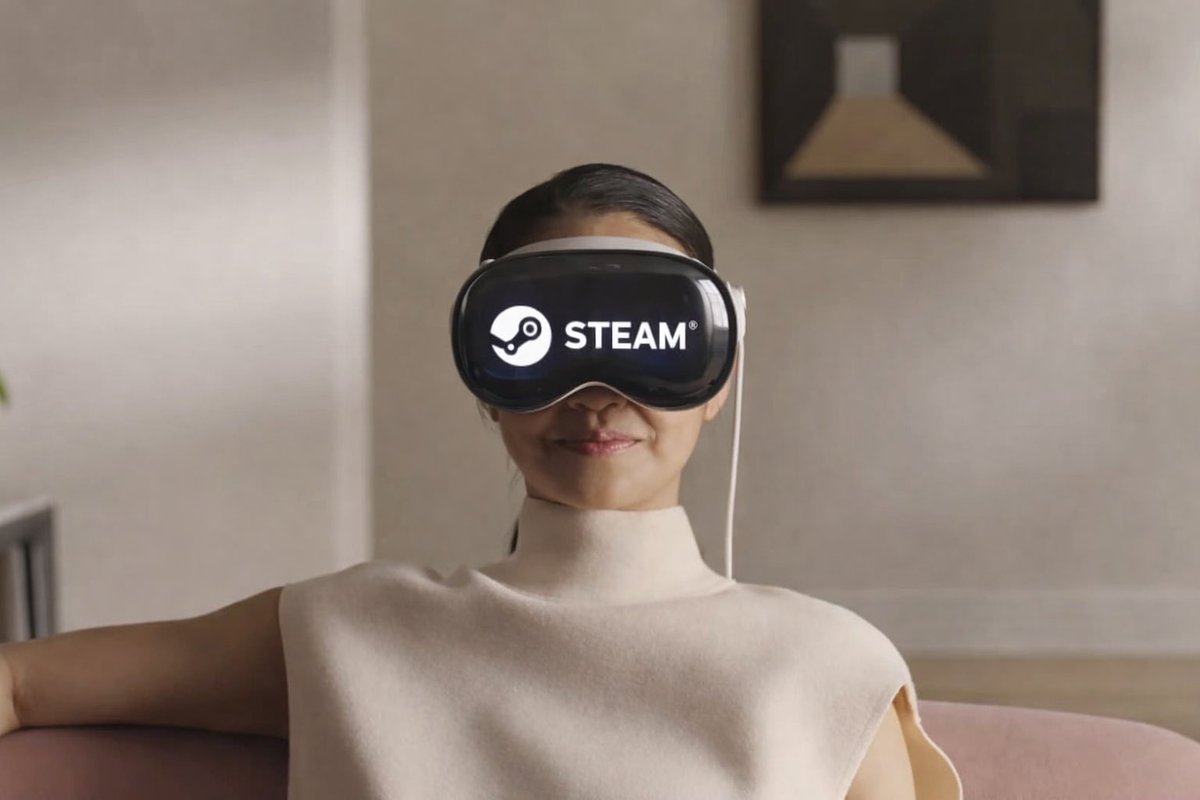 iMathTechs's tweet image. 🚀 Le Vision Pro s’ouvre (enfin) au gaming !

Valve lance Steam Link en bêta sur TestFlight : jouez à vos jeux PC/Mac en streaming 4K directement dans le casque… mais en 2D 🎮

❓Prêt à jouer dans un casque chez vous ?

Gaming.

#Apple #VisionPro #Steam #Tech