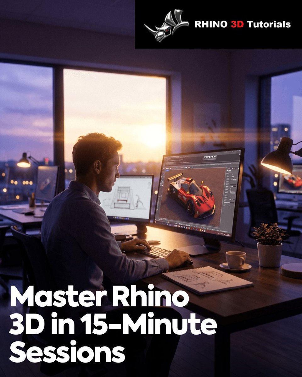 Rhino 3D Tutorials tweet media