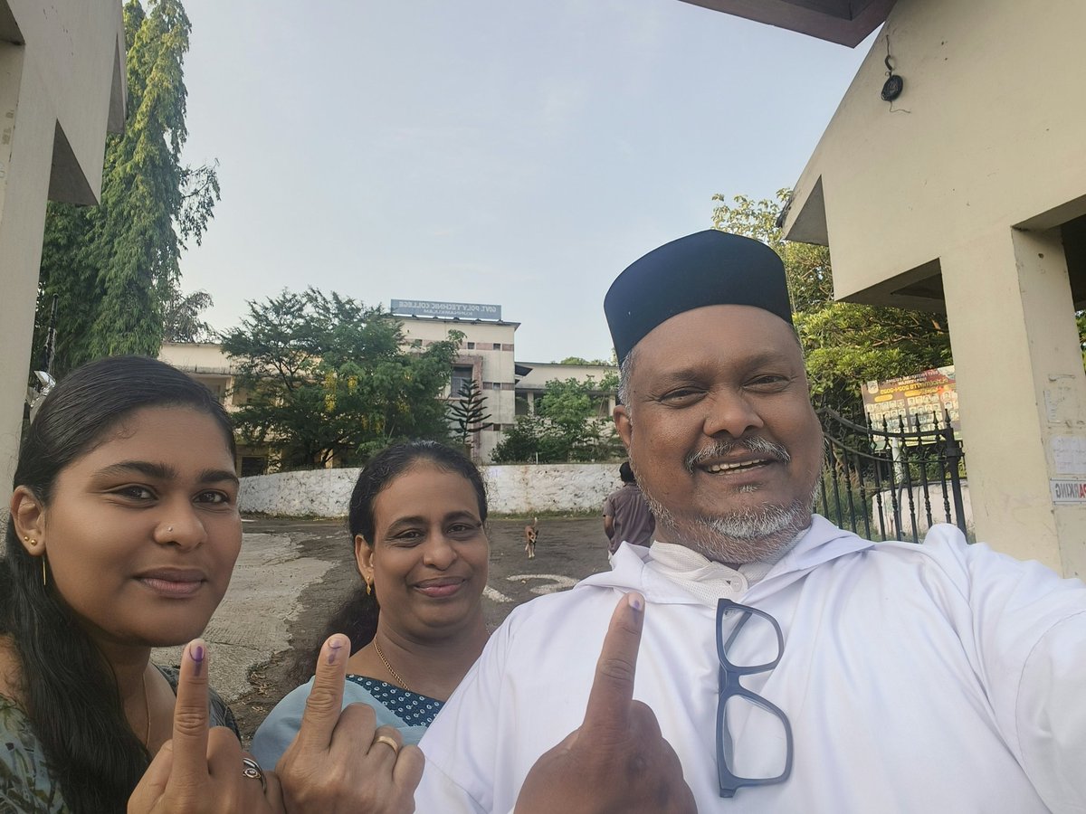 FrBabuJoseph2's tweet photo. “I have cast my vote in the 2026 Legislative Assembly election.” https://t.co/W578Vk7Zl7
