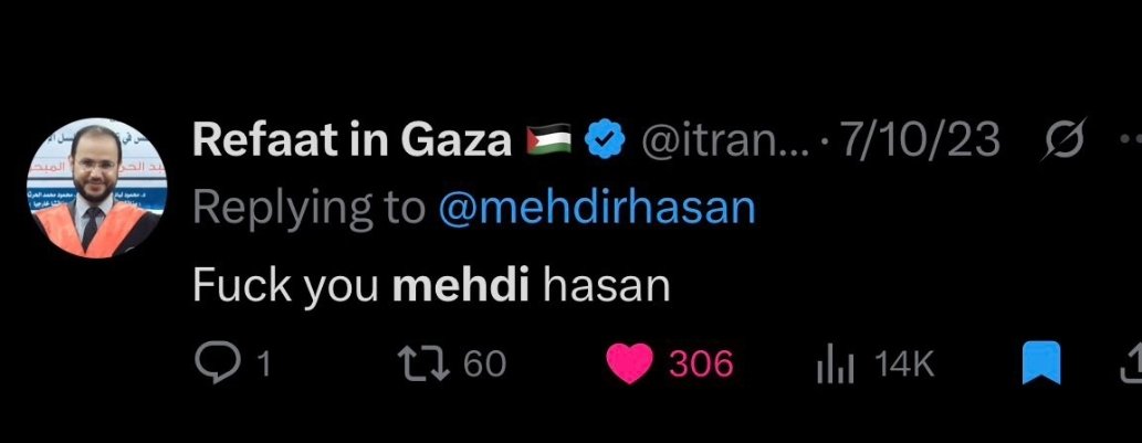 FaheemA16618000's tweet photo. @mehdirhasan @piersmorgan Fuck you. https://t.co/CY5zdPBcii