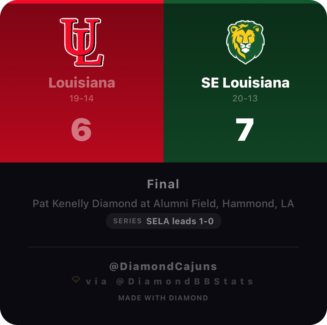 Diamond Louisiana tweet media