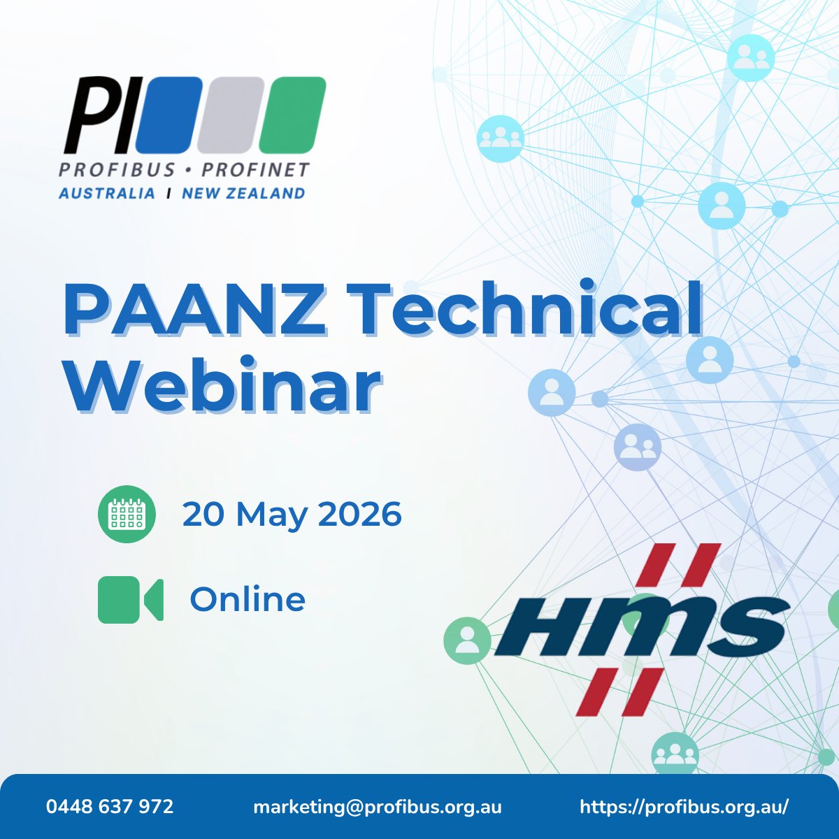 ProfibusN's tweet image. Strengthen your network reliability this quarter with PAANZ.

Save the date: Wednesday, 20 May

PERTH: Meet us at the IICA Tech Expo (12–6pm)
ANZ-WIDE: Join our technical webinar online
profibus.org.au/upcoming-train…

#Automation #NetworkResilience #IndustrialNetworking