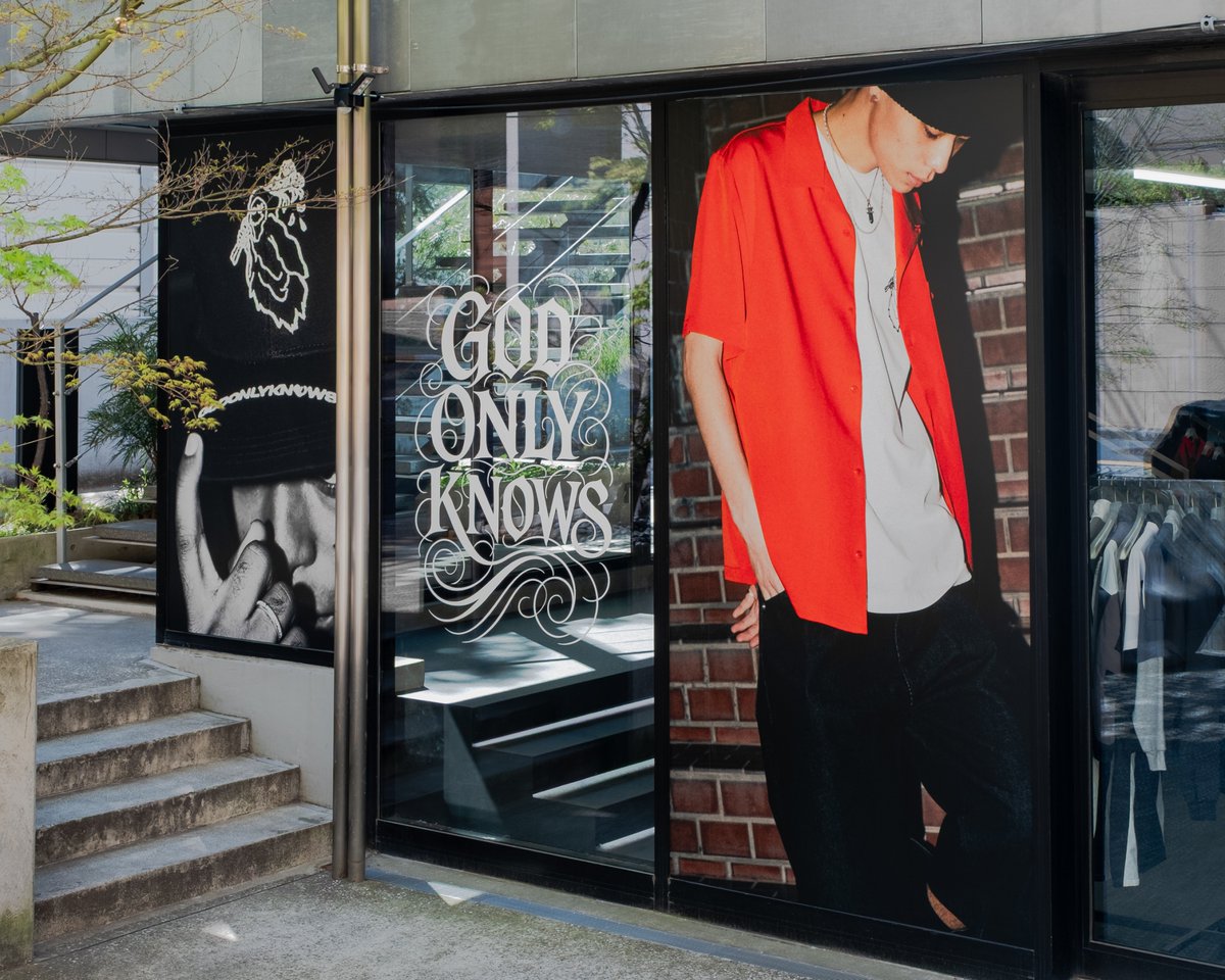 岩田剛典がディレクターを務める『GOD ONLY KNOWS』のポップアップ
