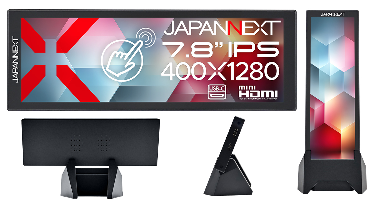 🎉\本日発売!#jn2026の​65/🎉 🆕7.8インチ IPSタッチパネル搭載