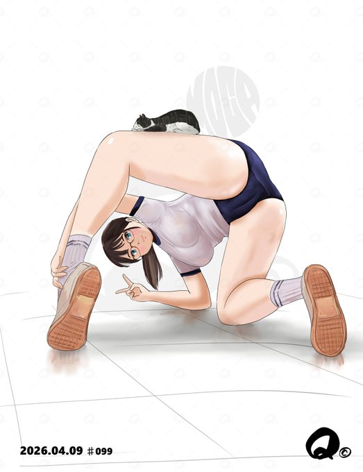 下からのピース✌ 