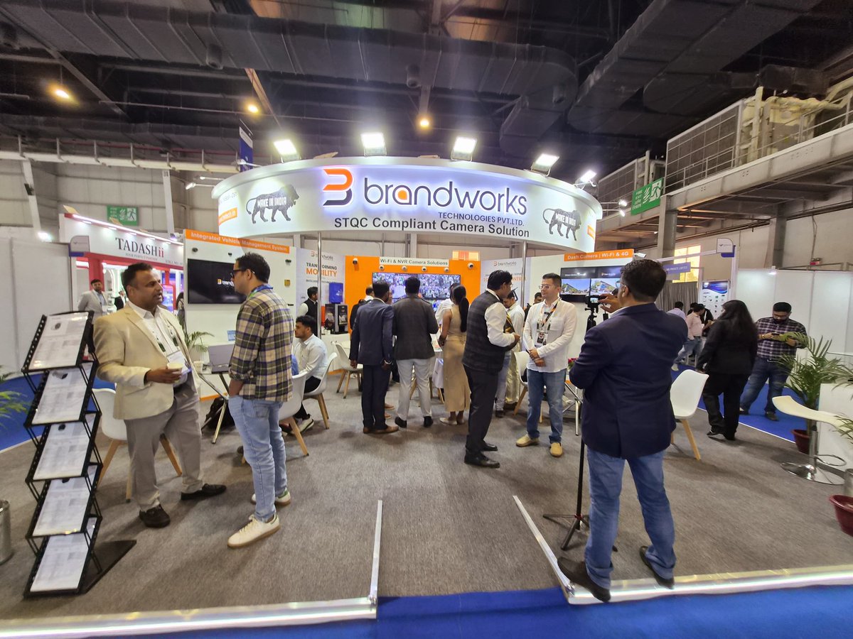 bwtechIN's tweet photo. Day 1 at Productronica India 2026 🚀

Great start for #Brandworks! Connected with media, officials &amp; industry leaders. Discussions on innovation &amp; #MakeInIndia.

Showcasing IP, WiFi &amp; Dash Cameras + IVMS.

Visit us at Booth H14.C61.

#ProductronicaIndia2026 #SmartSurveillance https://t.co/Jdj6BDJ4bA