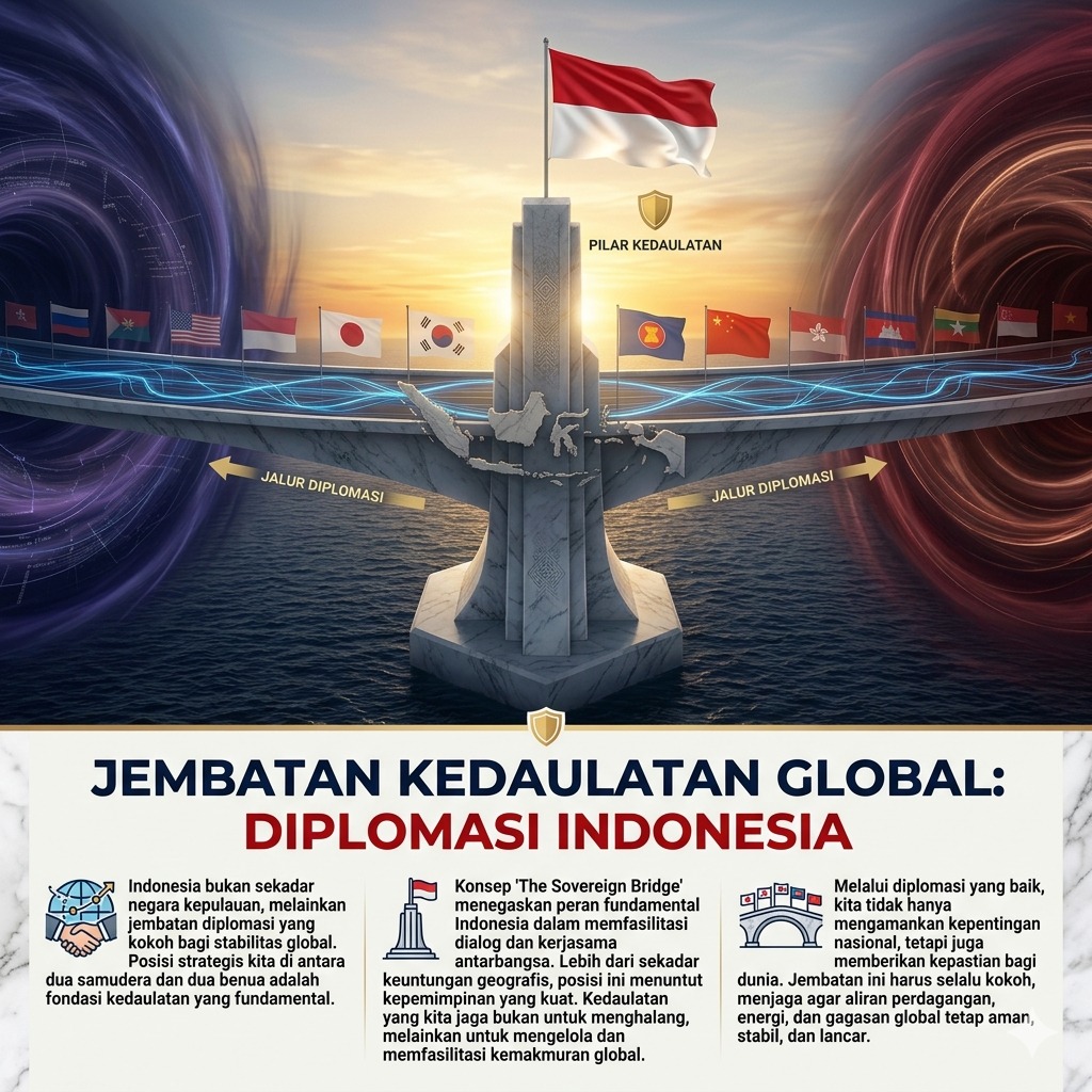 DengRama's tweet photo. Indonesia pilar stabilitas dunia. Mari kita perkuat diplomasi kedaulatan  demi menjaga keamanan jalur perdagangan dan kemakmuran global yang  berkelanjutan https://t.co/KokSC51NUo