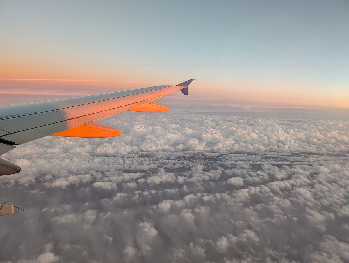 Plane landed, almost home.