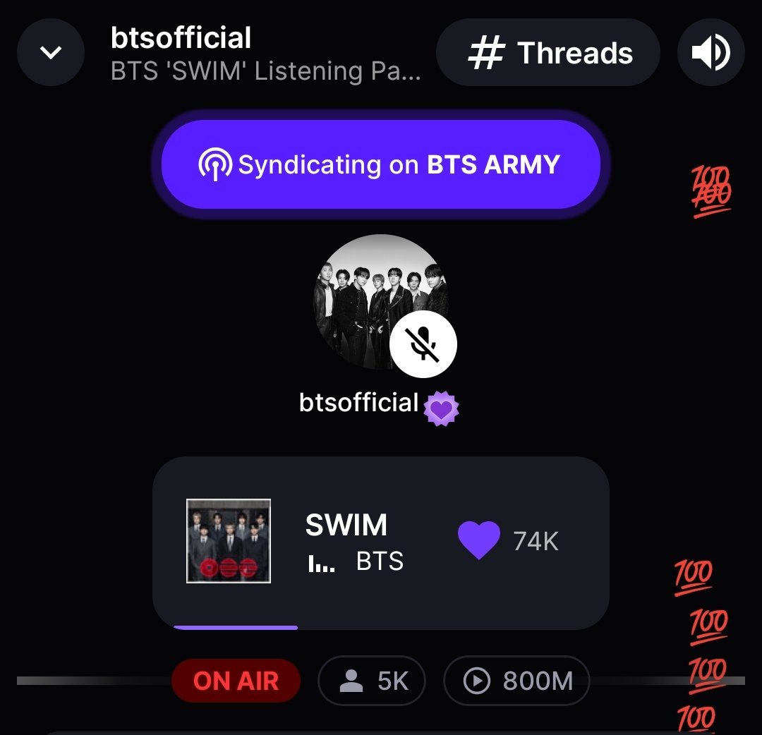 ARMY YA COMENZÓ LA LISTENING PARTY DE ARIRANG 🥳 

Únete :

📌stationhead.com/btsofficial

ARIRANG LISTENING PARTY 
#BTS_ARIRANG #BTS_SWIM