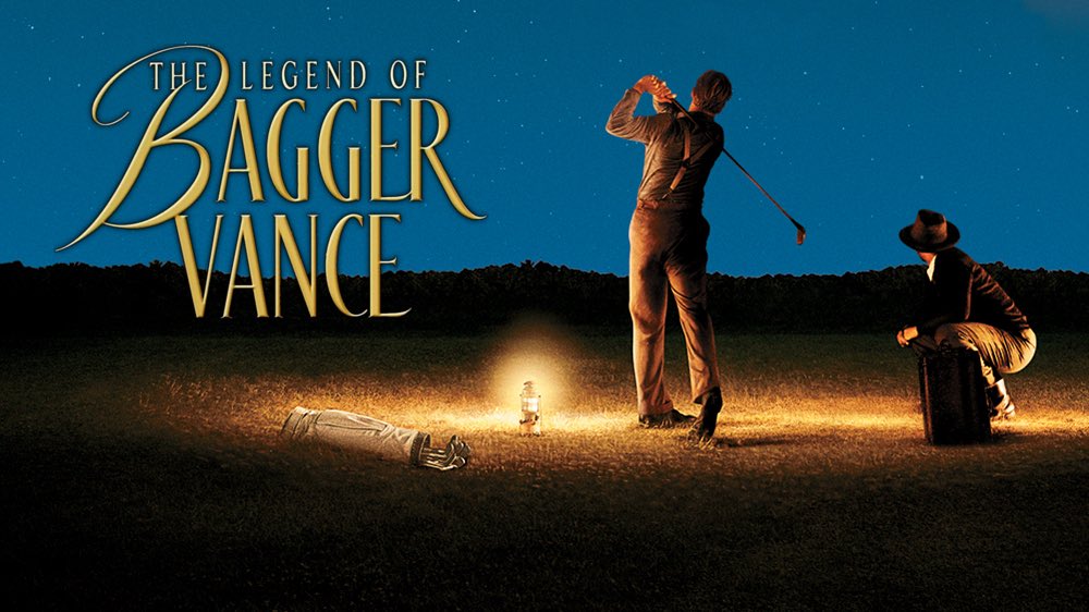 CoachTSchaub8's tweet photo. A tradition unlike any other… Watching The Legend of Bagger Vance the night before The Masters. @TheMasters https://t.co/AMODGTuRrx