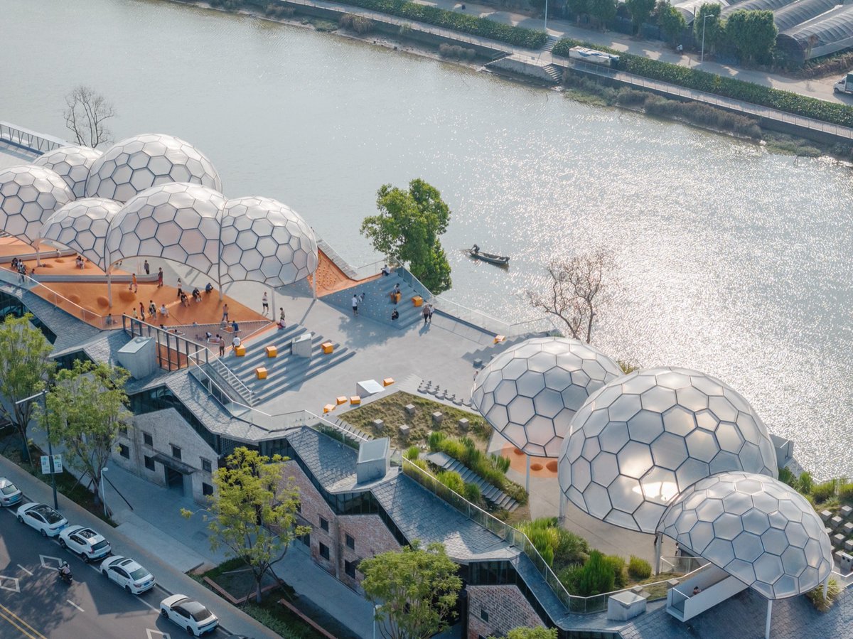goooodofficial's tweet image. Renovation Design of Yongping Warehouses, Dali Town, Nanhai District by Atelier cnS
“A Wisp of Cloud” Over Huadi River
gooood.cn/renovation-des…
Photo credit: Siming Wu
#architecture #design #architecturaldesign