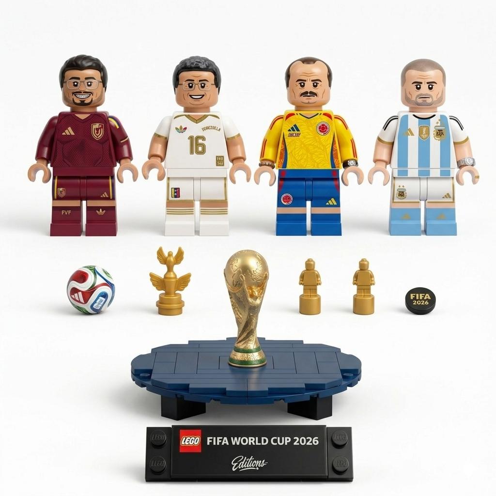 tariba1973's tweet photo. 🤩 ¡Mis hermanos en versión oficial de LEGO para la FIFA World Cup 2026! ⚽🏆🤩 ¿Qué tal el parecido?
La inteligencia artificial nos permite hacer realidad iniciativas que antes eran solo un sueño.
​#LEGO #FIFAWorldCup #Hermanos https://t.co/I4d7d1iTqf