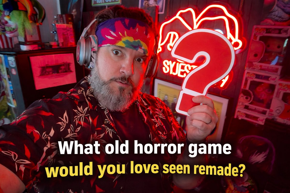 PsyJester99's tweet image. QUESTION TIME ! 
.
What old horror game would you love seen REMADE ???
.
#HorrorCommunity #horrorgaming #question