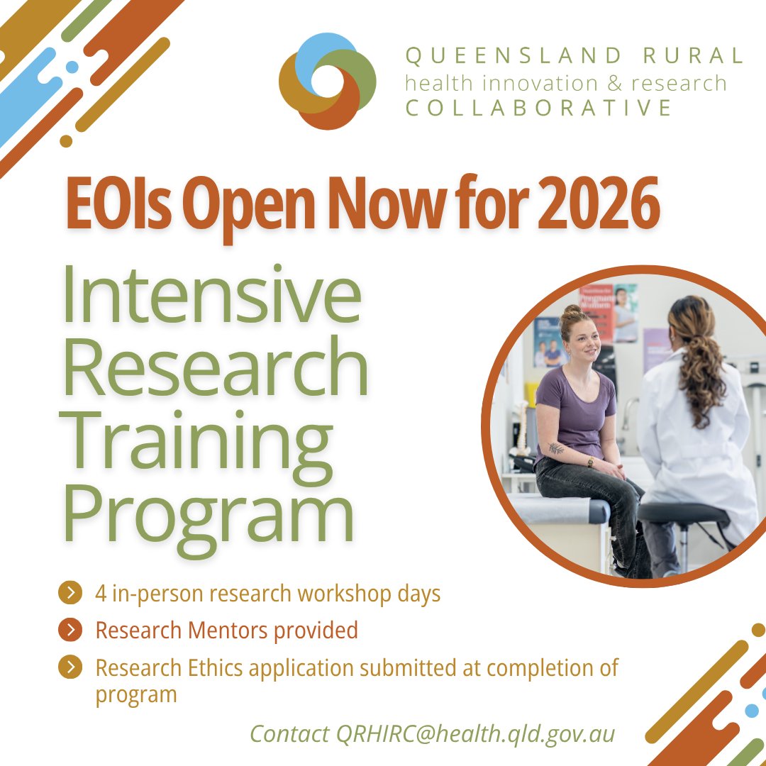 QLD Rural Health Innovation & Research Collab tweet media