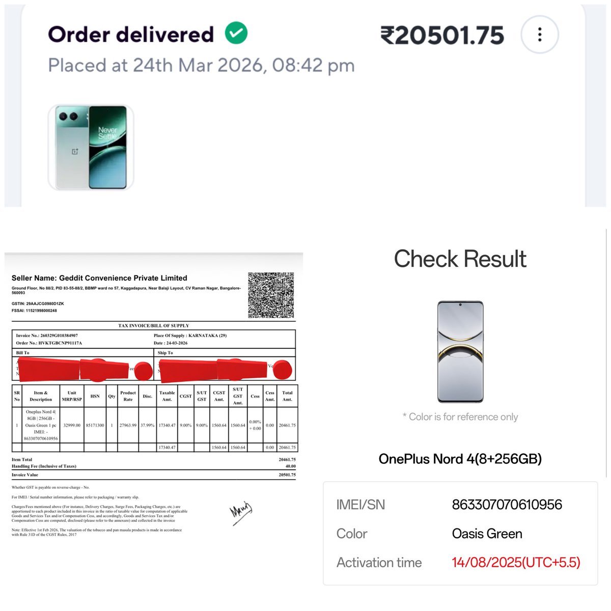 CrBull25's tweet photo. #Zeptoscam @zeptocares @ZeptoNow  @jagograhakjago 2) https://t.co/UfQIw4w94D