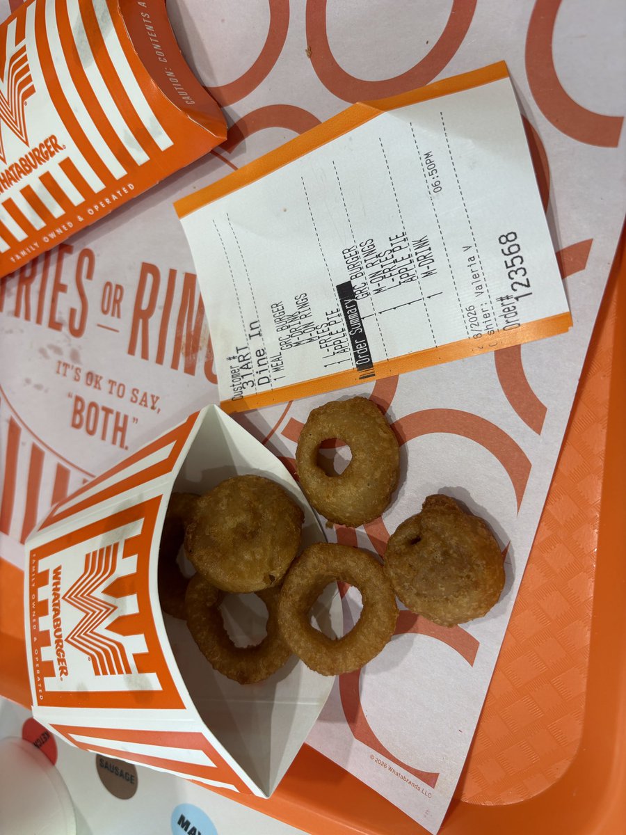 artWestside's tweet photo. Yo @Whataburger - is this seriously what we’re calling an order of onion rings nowadays?  Say it ain’t so!!!

#DisappointedYetLoyalCustomer #Whataburger https://t.co/zyXA836ZH6