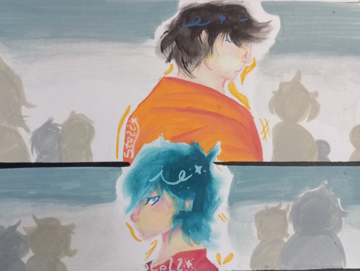 Stell_compas's tweet photo. So many people, and of all of them, I only saw you..~
#CoMPaS #dibujo #fanart #.geyhomosexualgey. https://t.co/S2WeqVMG8K