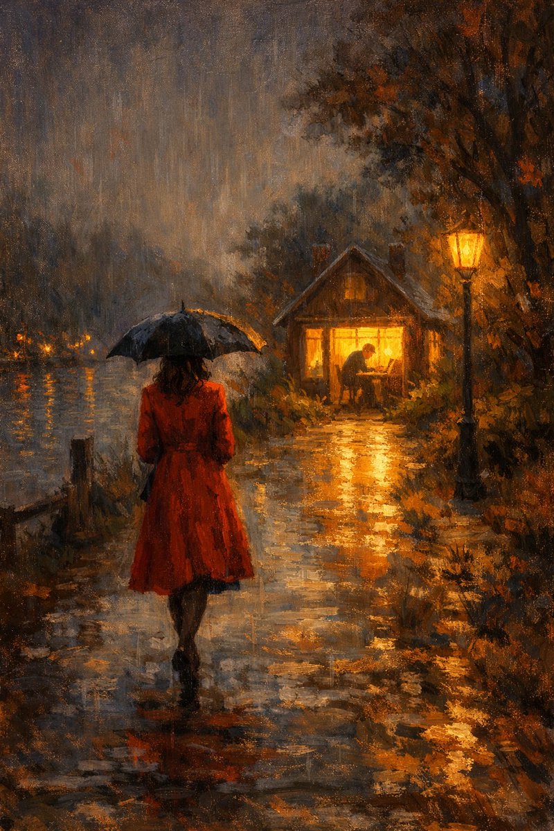 ourplayandart's tweet image. Almost every night
along the river #bank
she walks, savoring her thoughts
toward the end of the road

It becomes a habit —
on her way back home
she visits his studio
says hello, and 
sometimes
stays for a drink
#vss365
#WritingCommmunity