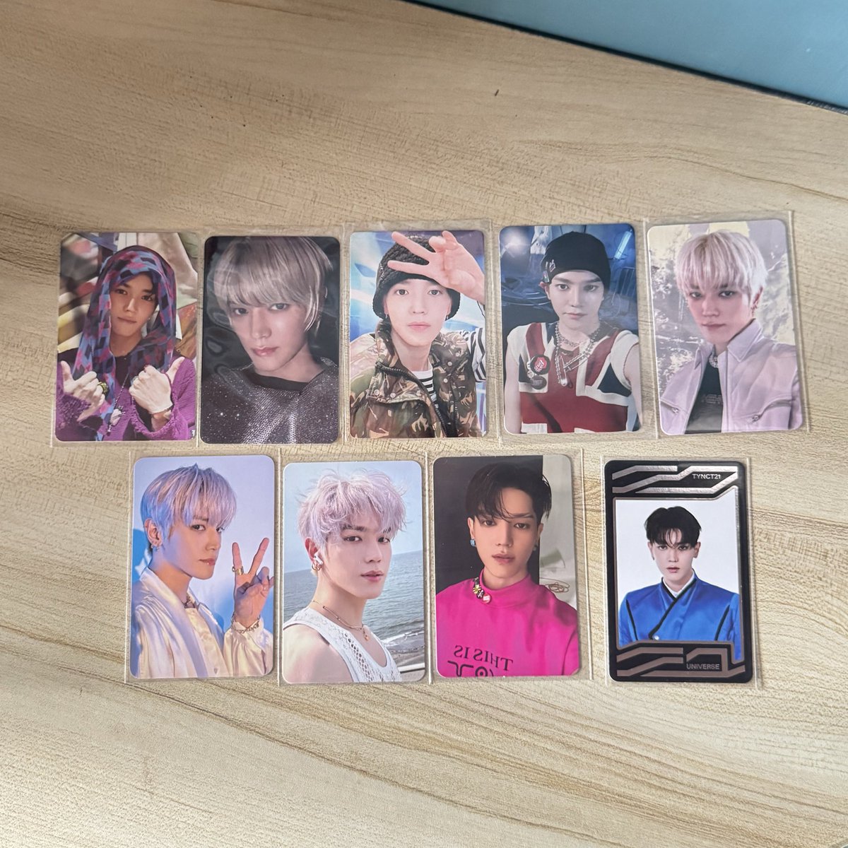 taeoxohaul's tweet photo. wts lfb ph

nct photocards 
— 90 php each except for universe cards 
— universe cards: 25 php each  

mop: gcash
mod: ggx / sdd / meet up smne 
mint condi!

johnny taeyong yuta kun ten jaehyun jungwoo mark jeno haechan nct 127 dream wayv nctu 2021 universe https://t.co/PBmzq6OI1S