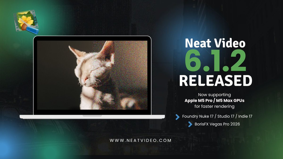 Neat Video team tweet media