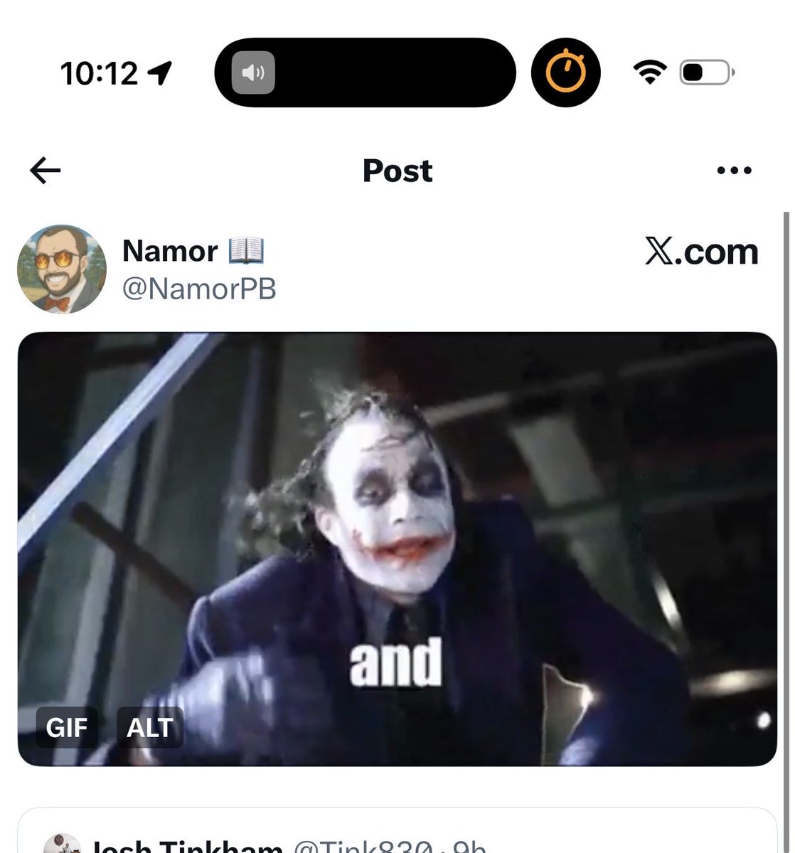 Josh Tinkham tweet media