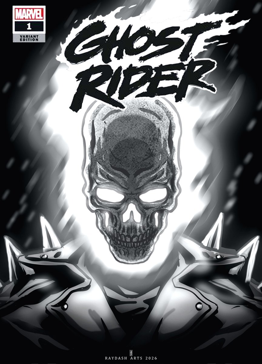 Raydash30's tweet image. blank cover commission 
#ghostrider #marvel #raydasharts