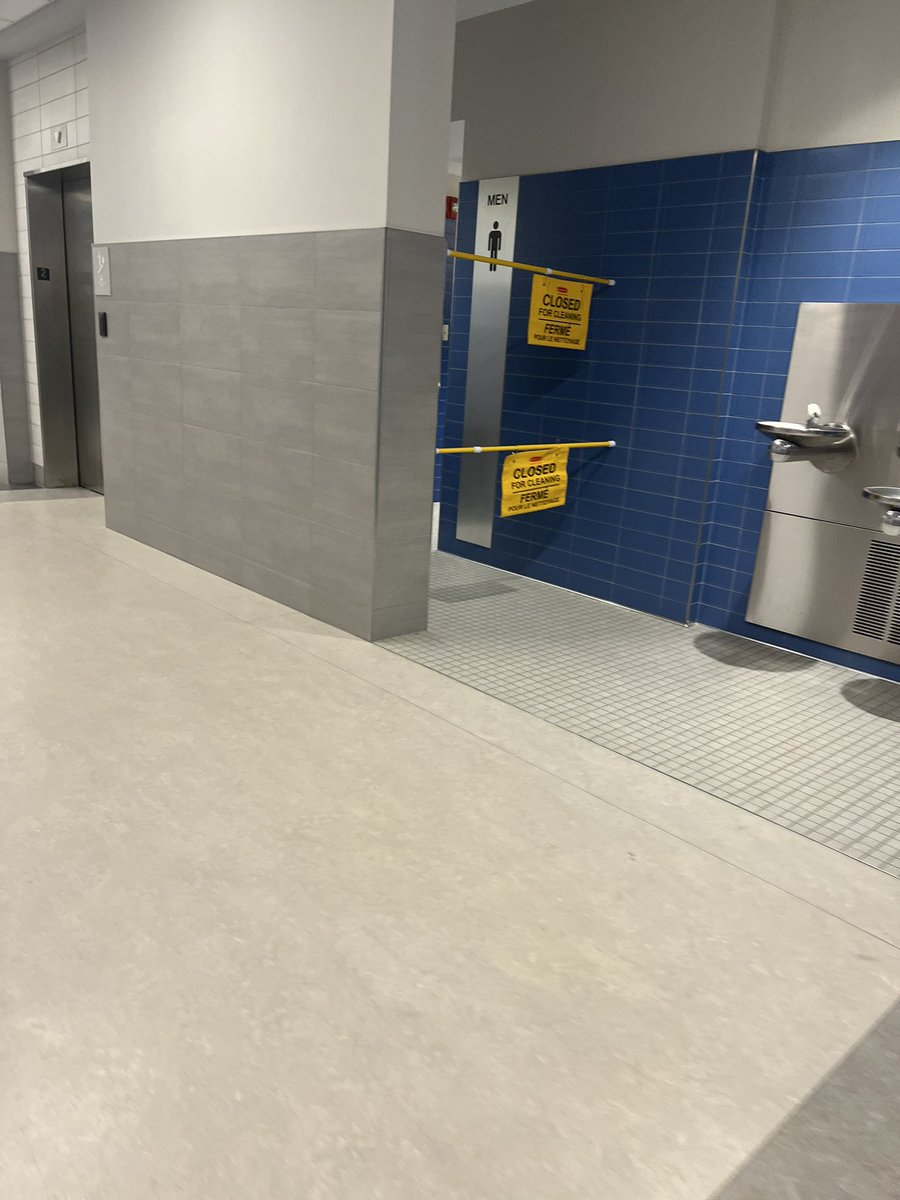 ClearScopeNet's tweet photo. #NMRHS Principal Laurie Smith announced last week via email that the upstairs boys bathroom will be closed starting April 6 due to “behavior and vandalism.” Now only one monitored bathroom will be open for boys—with limits during passing time—while both girls bathrooms stay open. https://t.co/TDao27kQlk