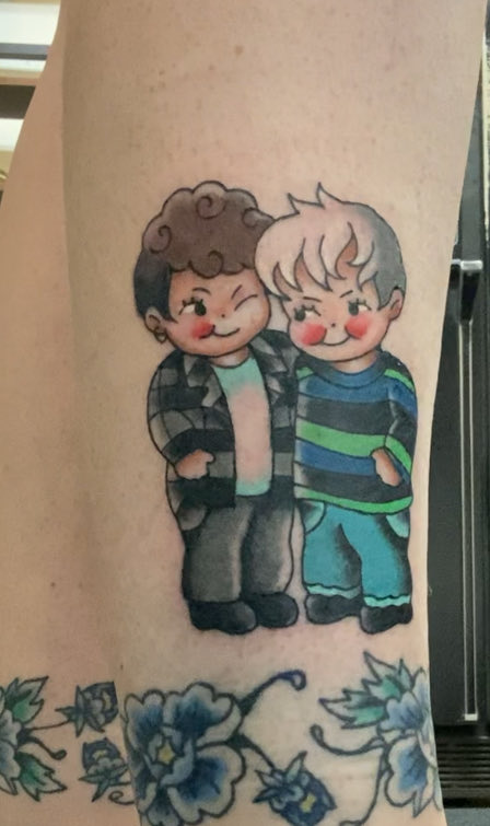 woodedatrophy's tweet photo. “The whole time” @danielhowell @AmazingPhil #phattoo https://t.co/ypYw9WKlJy