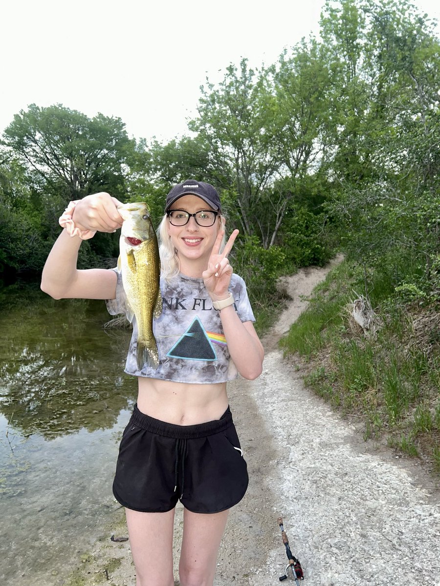 Now I’m in competition with Riley cause her bass were HUGE!! Also the ...