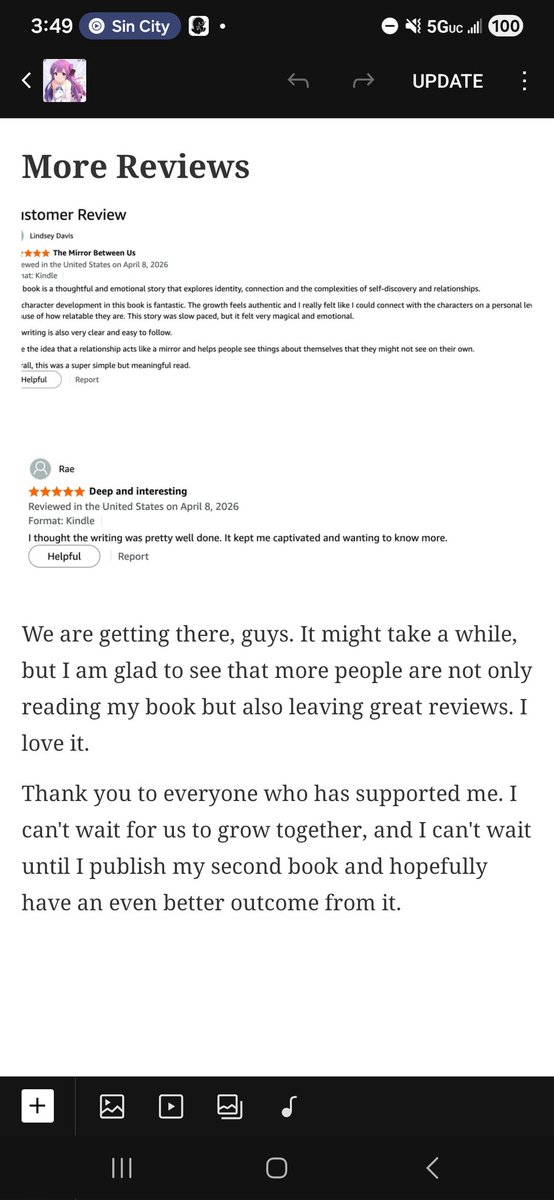 Devils_princess's tweet photo. More reviews coming in.... yay loving it https://t.co/IppJdtB4UD