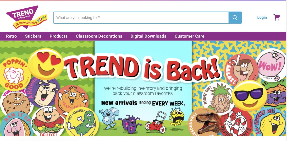 HootyHaHa's tweet image. .@TRENDent  has come back very quickly despite what @GoogleAI says.  Visit their site for their iconic #ScratchNSniff #Sticker trendenterprises.com/pages/retro 
Janine and Gregory Carly Simon Desmond Howard Gone in 60 Doan David Bednar @tntmtheshow @NerdOutWithMe @GoogleDevExpert @Google