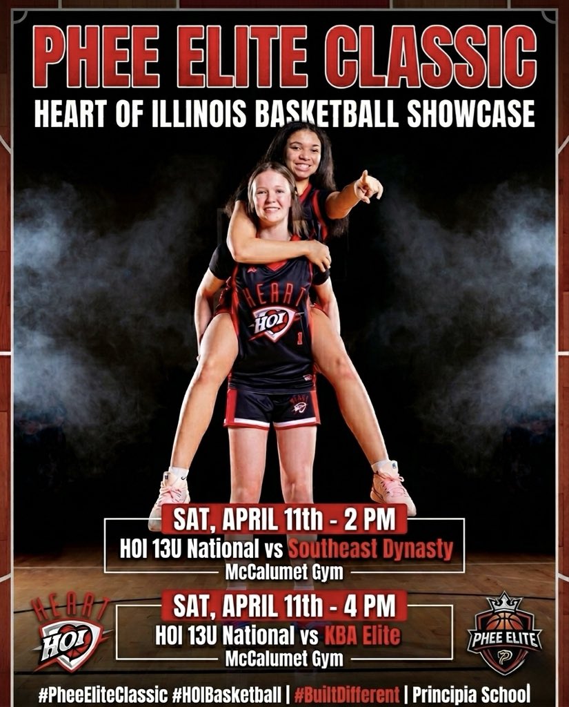 Alywibbell2031's tweet photo. STL here we come! @HeartofIllinois 13U National schedule for Saturday! #HOIFamily #BuiltDifferent https://t.co/vZDtoz9kMW