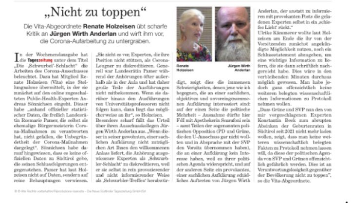 RA/Avv. DDr. Renate Holzeisen tweet media