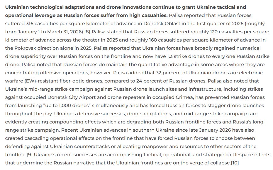 Institute for the Study of War tweet media