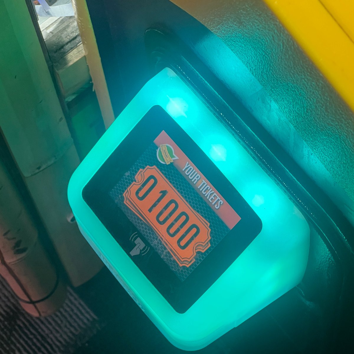 bulletbby's tweet photo. went to a waterpark n arcade for my bday and we just kept hitting the jackpots on all the games, cleared out all their tickets they had none left to give, great day. https://t.co/GNxiFNrVBC
