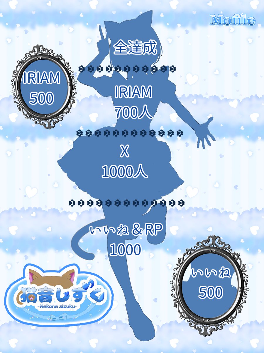 猫音しずく🐈💧💙@立ち絵公開チャレンジ中 tweet media