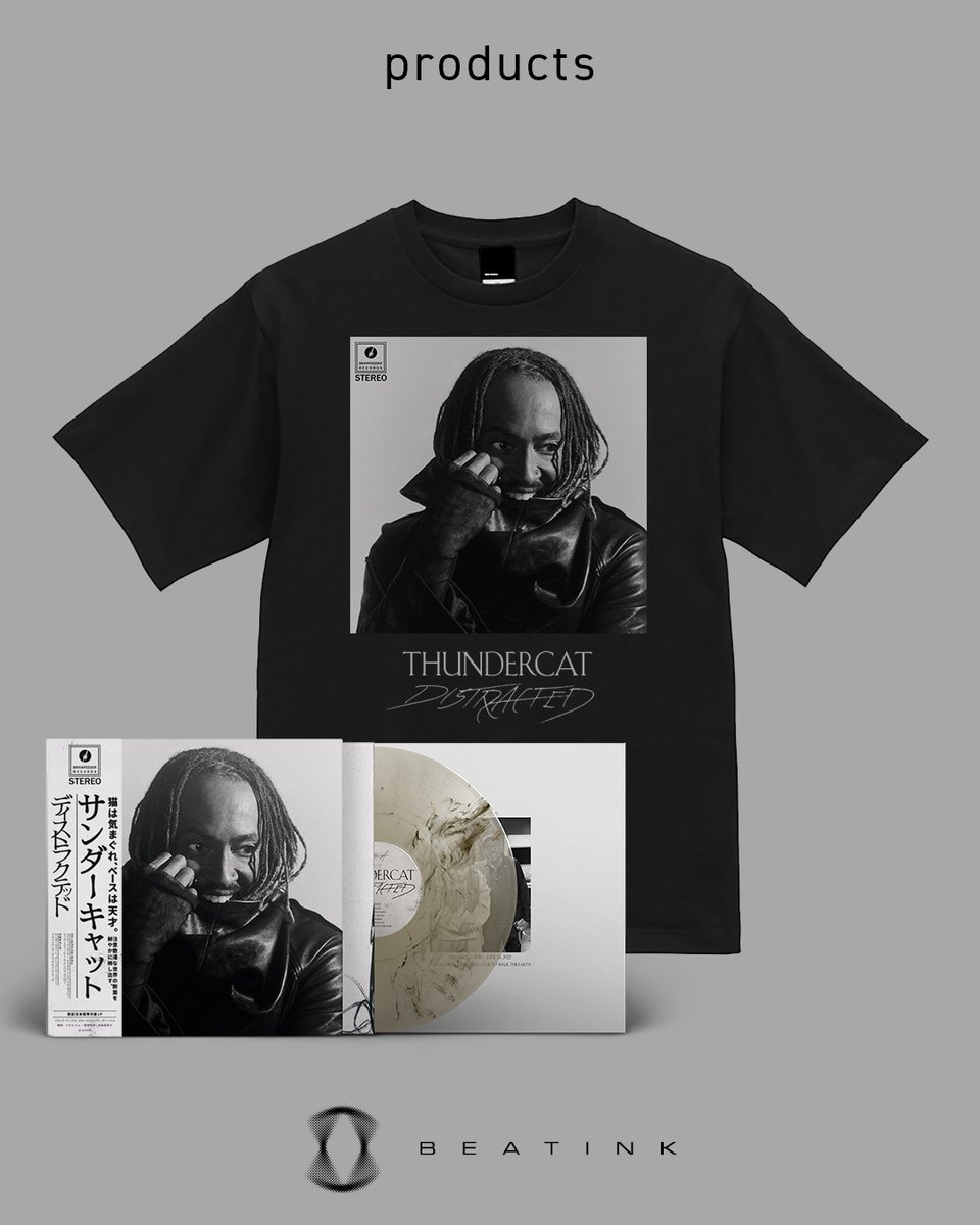 beatink_jp's tweet image. ✷ Thundercat / サンダーキャット、6年ぶりとなる待望のニュー・アルバム『Distracted』がリリース！ 
アルバム購入者先着特典：アクリルスタンド